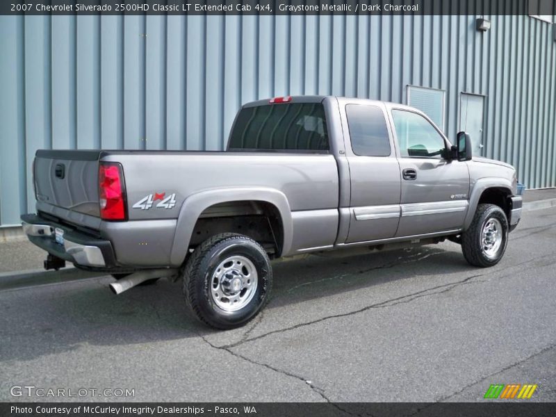 Graystone Metallic / Dark Charcoal 2007 Chevrolet Silverado 2500HD Classic LT Extended Cab 4x4