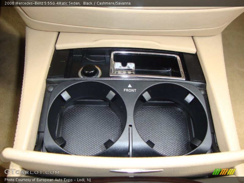 Black / Cashmere/Savanna 2008 Mercedes-Benz S 550 4Matic Sedan