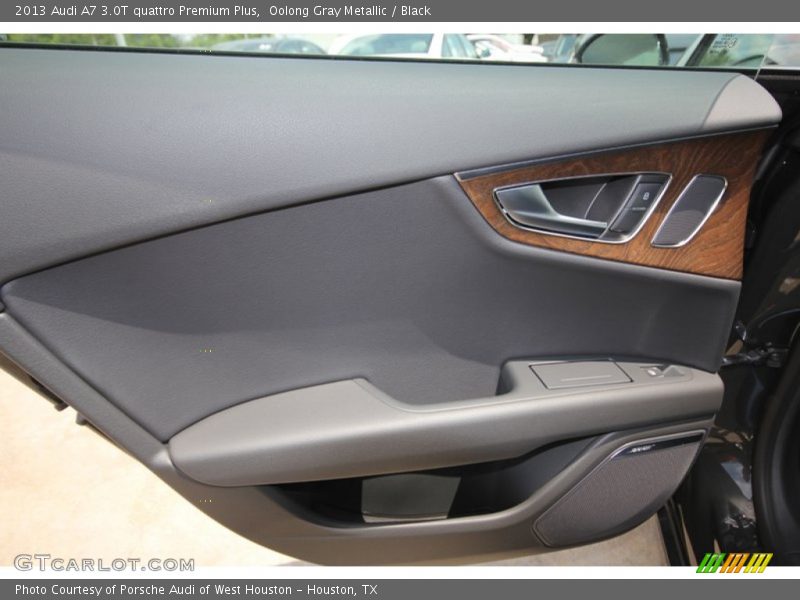 Oolong Gray Metallic / Black 2013 Audi A7 3.0T quattro Premium Plus