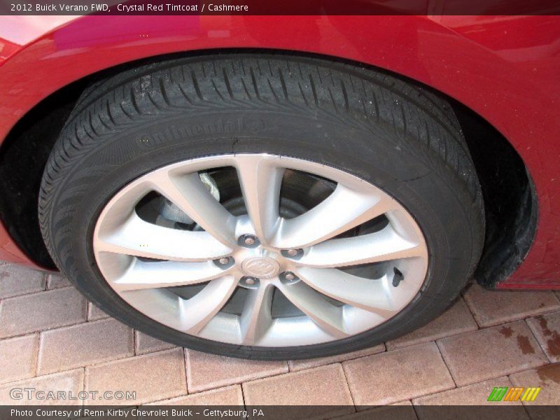 Crystal Red Tintcoat / Cashmere 2012 Buick Verano FWD