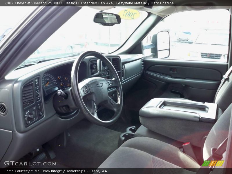 Graystone Metallic / Dark Charcoal 2007 Chevrolet Silverado 2500HD Classic LT Extended Cab 4x4