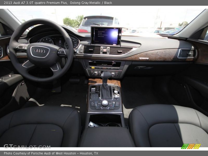 Oolong Gray Metallic / Black 2013 Audi A7 3.0T quattro Premium Plus