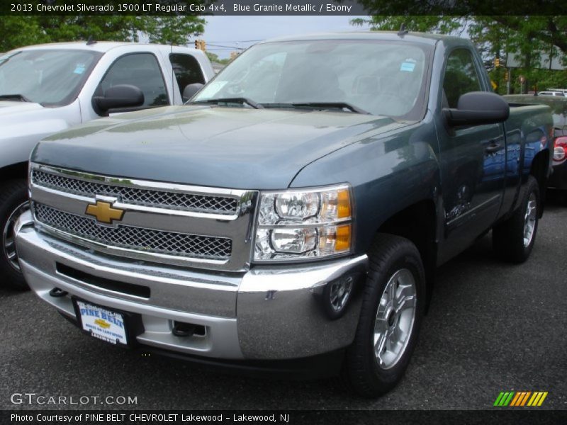 Blue Granite Metallic / Ebony 2013 Chevrolet Silverado 1500 LT Regular Cab 4x4