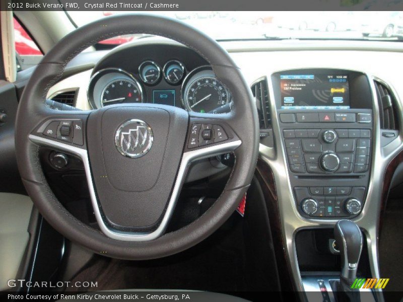Crystal Red Tintcoat / Cashmere 2012 Buick Verano FWD