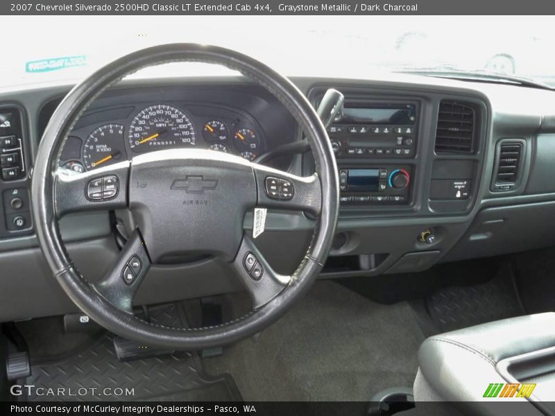 Graystone Metallic / Dark Charcoal 2007 Chevrolet Silverado 2500HD Classic LT Extended Cab 4x4