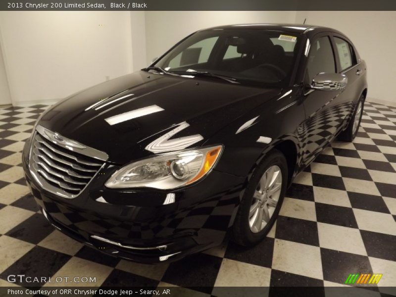 Black / Black 2013 Chrysler 200 Limited Sedan
