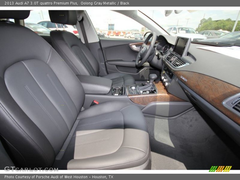 Oolong Gray Metallic / Black 2013 Audi A7 3.0T quattro Premium Plus