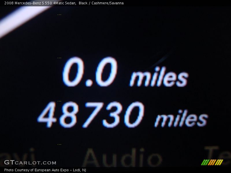 Black / Cashmere/Savanna 2008 Mercedes-Benz S 550 4Matic Sedan