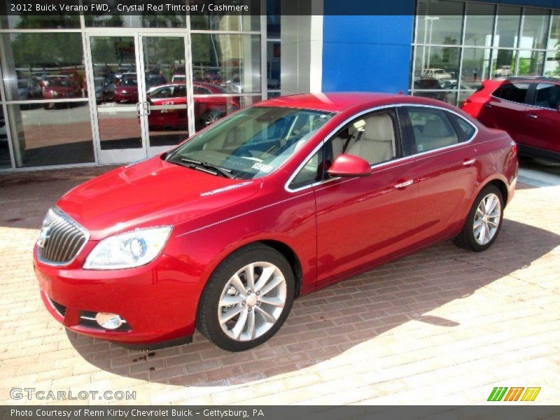Crystal Red Tintcoat / Cashmere 2012 Buick Verano FWD