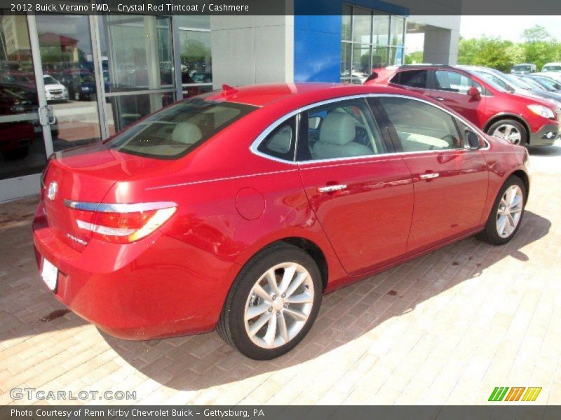 Crystal Red Tintcoat / Cashmere 2012 Buick Verano FWD