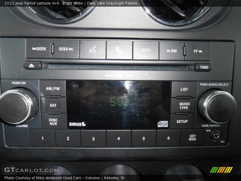 Bright White / Dark Slate Gray/Light Pebble 2011 Jeep Patriot Latitude 4x4