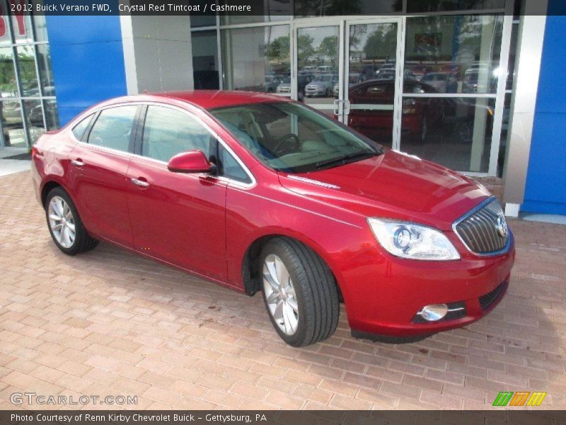 Crystal Red Tintcoat / Cashmere 2012 Buick Verano FWD