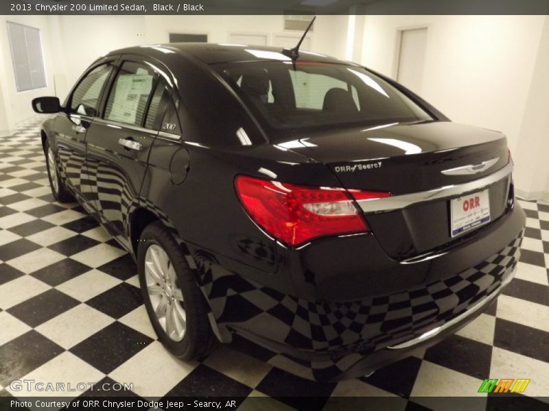 Black / Black 2013 Chrysler 200 Limited Sedan