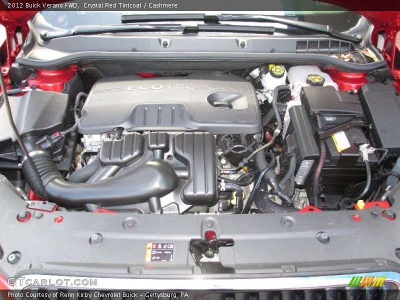 Crystal Red Tintcoat / Cashmere 2012 Buick Verano FWD