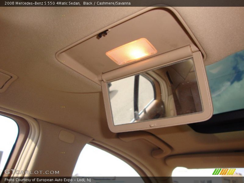 Black / Cashmere/Savanna 2008 Mercedes-Benz S 550 4Matic Sedan