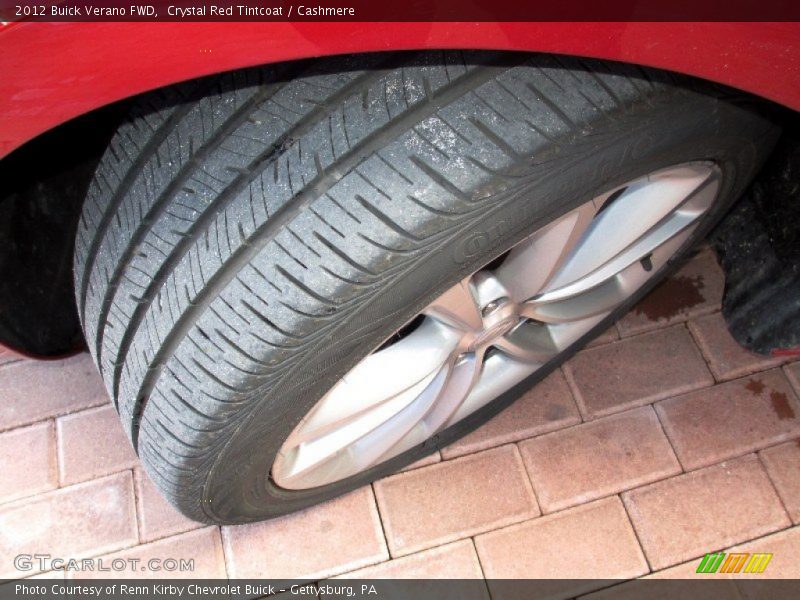 Crystal Red Tintcoat / Cashmere 2012 Buick Verano FWD