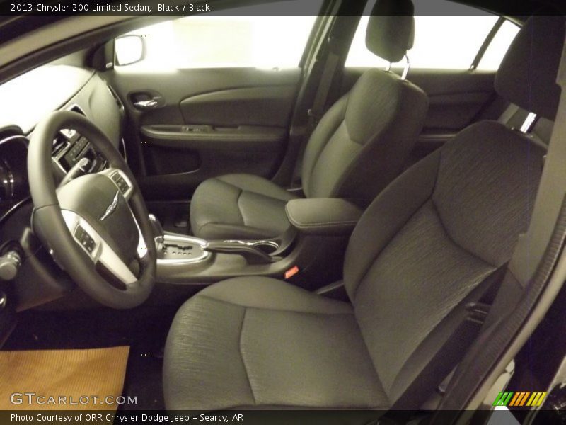 Black / Black 2013 Chrysler 200 Limited Sedan
