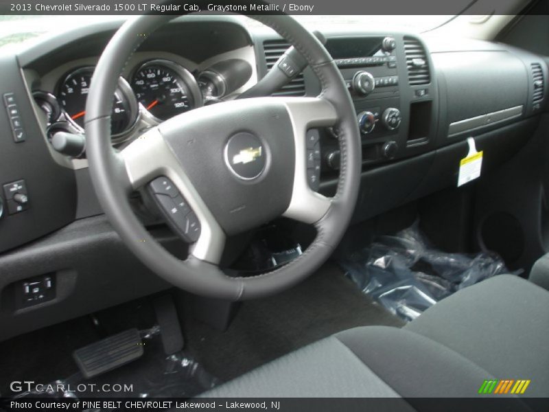 Graystone Metallic / Ebony 2013 Chevrolet Silverado 1500 LT Regular Cab