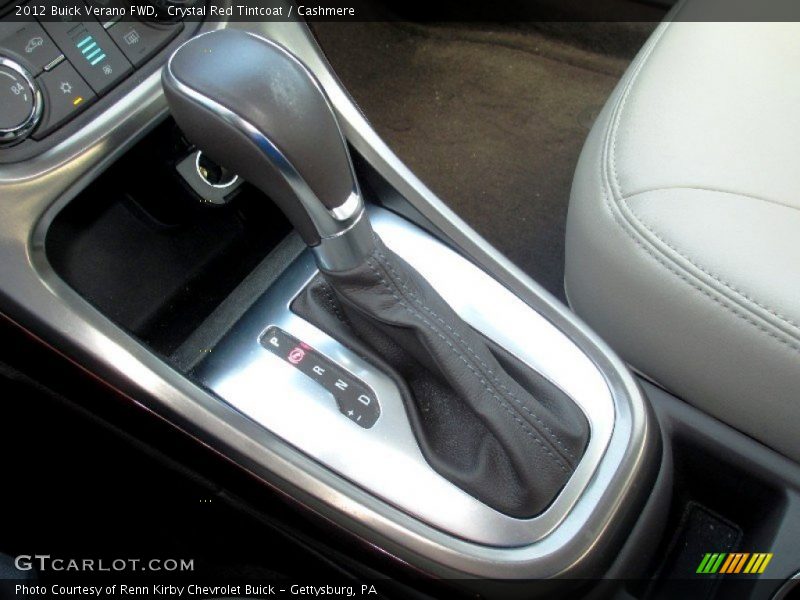 Crystal Red Tintcoat / Cashmere 2012 Buick Verano FWD