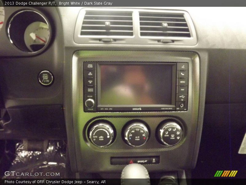 Bright White / Dark Slate Gray 2013 Dodge Challenger R/T