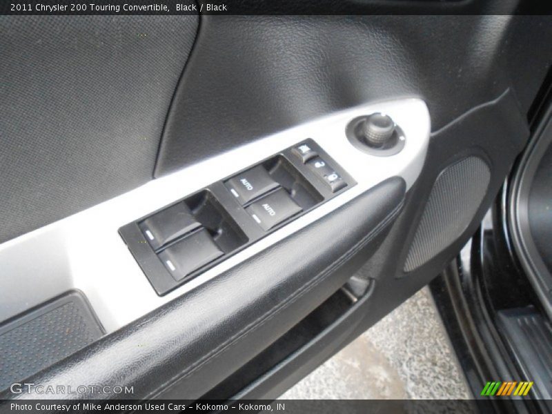 Black / Black 2011 Chrysler 200 Touring Convertible