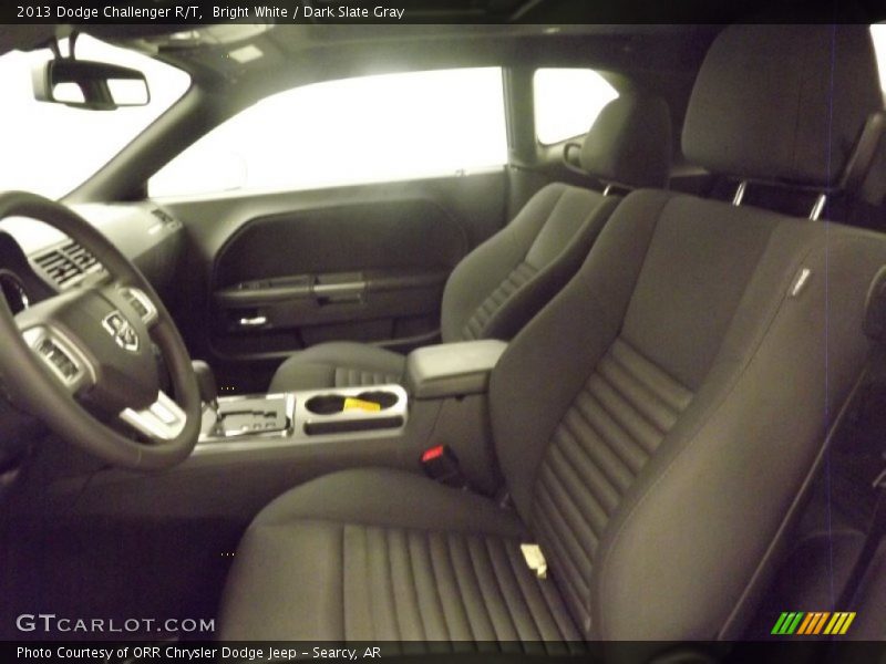 Bright White / Dark Slate Gray 2013 Dodge Challenger R/T
