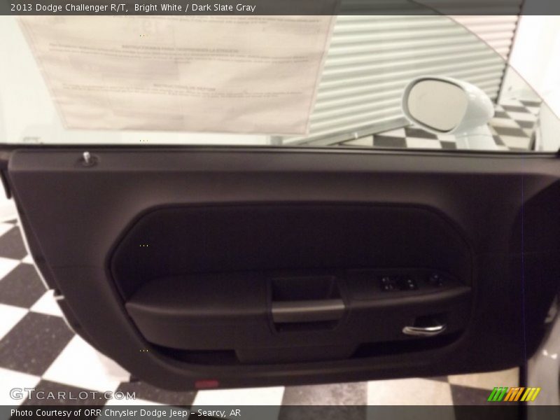 Bright White / Dark Slate Gray 2013 Dodge Challenger R/T