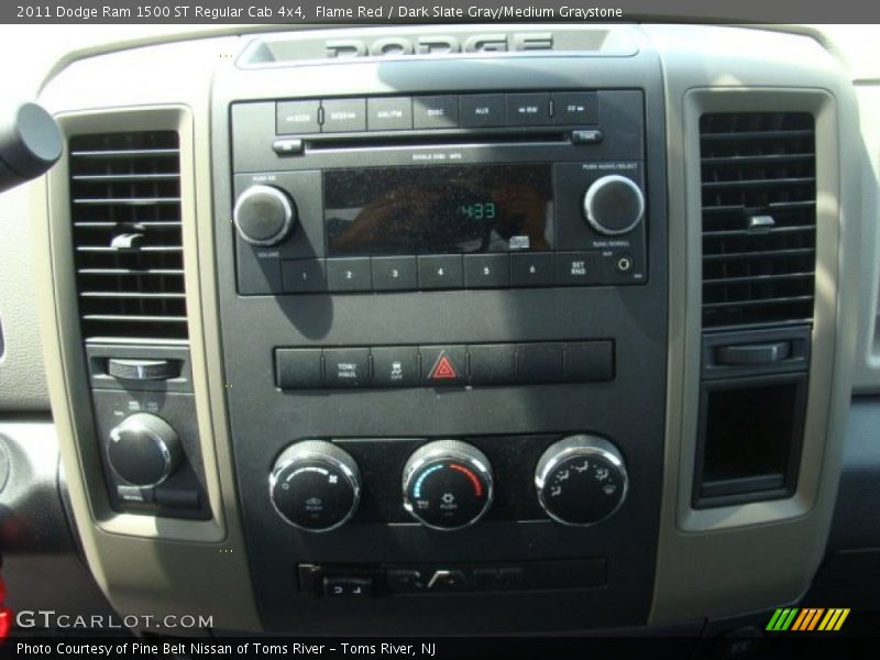 Flame Red / Dark Slate Gray/Medium Graystone 2011 Dodge Ram 1500 ST Regular Cab 4x4