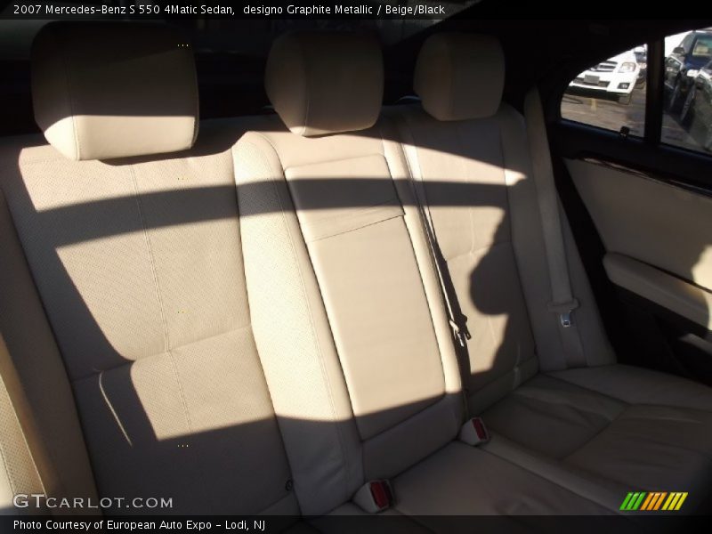 designo Graphite Metallic / Beige/Black 2007 Mercedes-Benz S 550 4Matic Sedan