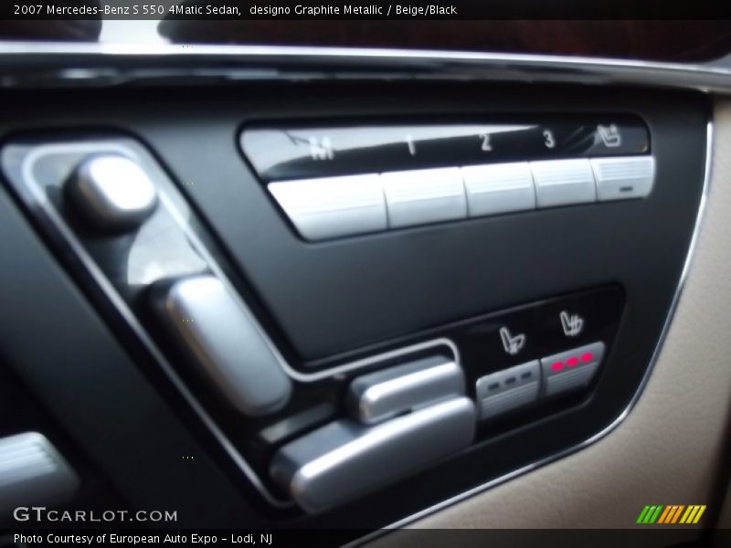 designo Graphite Metallic / Beige/Black 2007 Mercedes-Benz S 550 4Matic Sedan