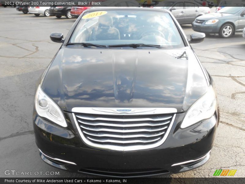 Black / Black 2011 Chrysler 200 Touring Convertible