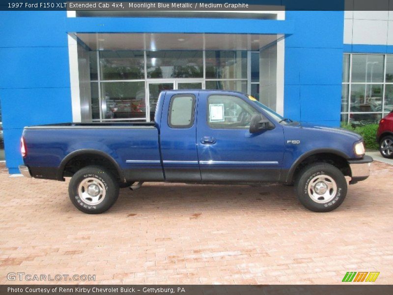  1997 F150 XLT Extended Cab 4x4 Moonlight Blue Metallic