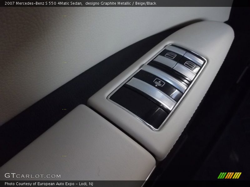 designo Graphite Metallic / Beige/Black 2007 Mercedes-Benz S 550 4Matic Sedan