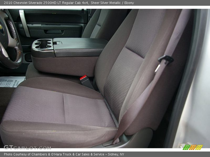 Sheer Silver Metallic / Ebony 2010 Chevrolet Silverado 2500HD LT Regular Cab 4x4