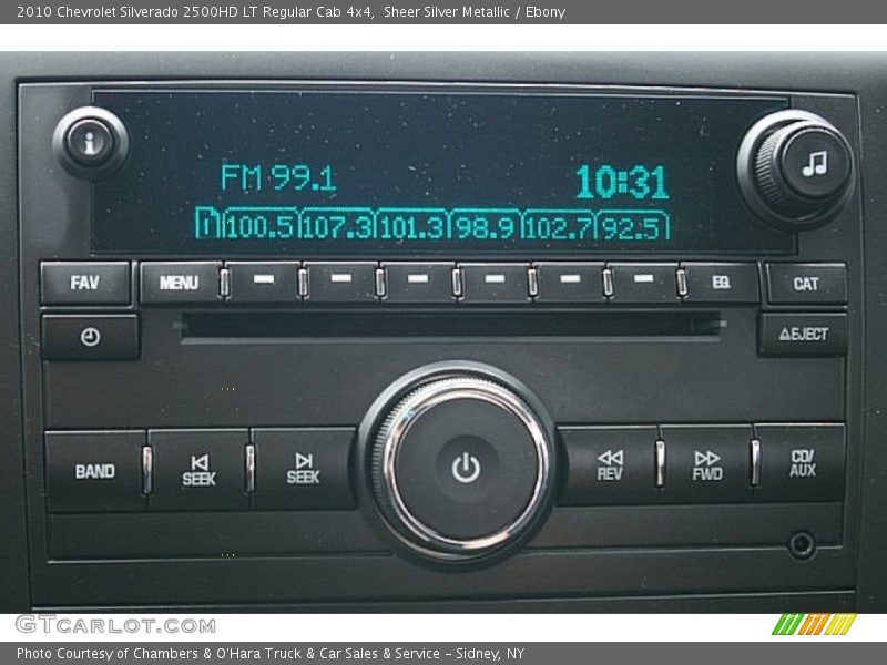 Sheer Silver Metallic / Ebony 2010 Chevrolet Silverado 2500HD LT Regular Cab 4x4