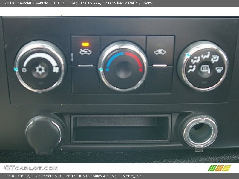 Sheer Silver Metallic / Ebony 2010 Chevrolet Silverado 2500HD LT Regular Cab 4x4
