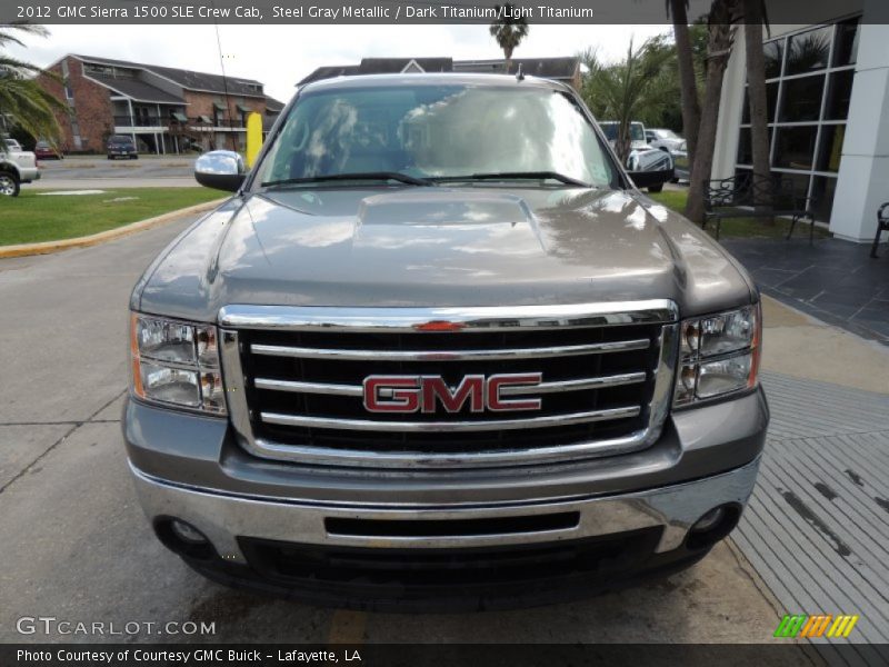 Steel Gray Metallic / Dark Titanium/Light Titanium 2012 GMC Sierra 1500 SLE Crew Cab
