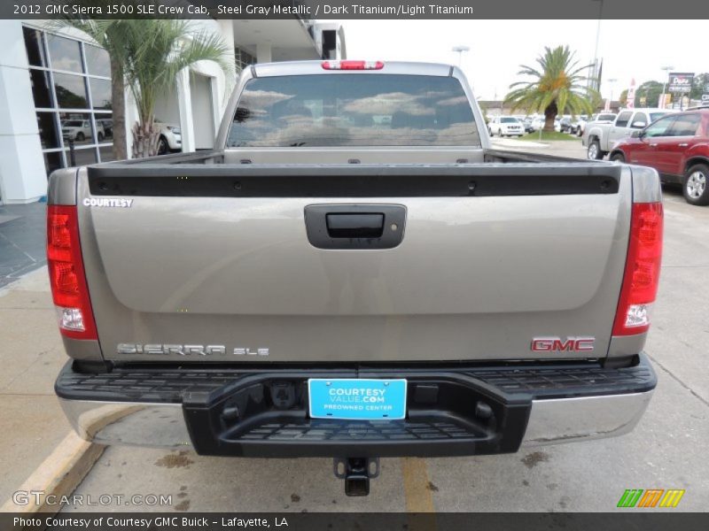 Steel Gray Metallic / Dark Titanium/Light Titanium 2012 GMC Sierra 1500 SLE Crew Cab