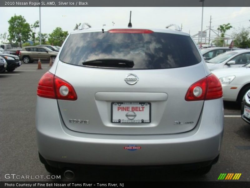 Silver Ice / Black 2010 Nissan Rogue SL AWD