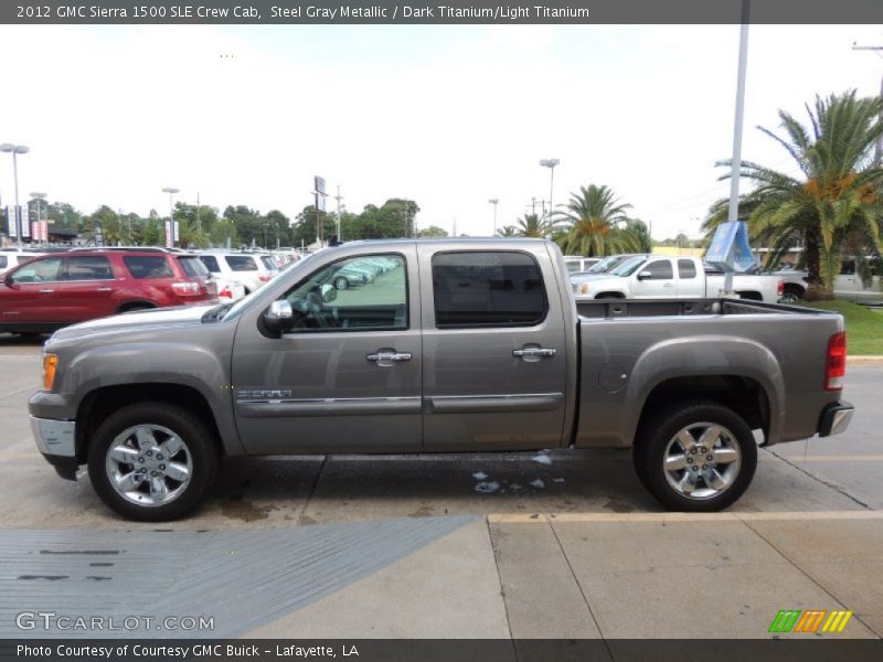 Steel Gray Metallic / Dark Titanium/Light Titanium 2012 GMC Sierra 1500 SLE Crew Cab