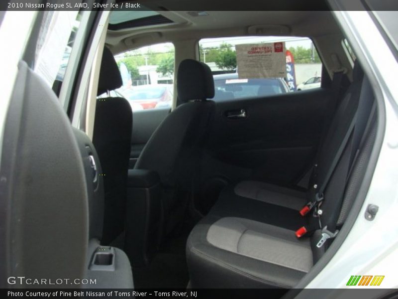 Silver Ice / Black 2010 Nissan Rogue SL AWD