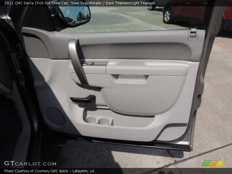 Steel Gray Metallic / Dark Titanium/Light Titanium 2012 GMC Sierra 1500 SLE Crew Cab