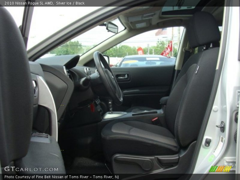 Silver Ice / Black 2010 Nissan Rogue SL AWD