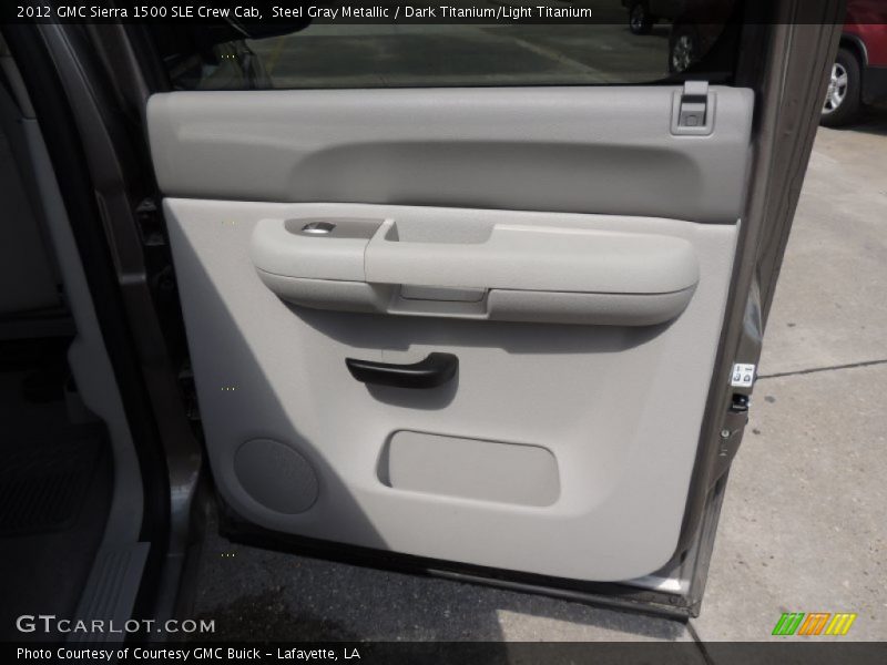 Steel Gray Metallic / Dark Titanium/Light Titanium 2012 GMC Sierra 1500 SLE Crew Cab