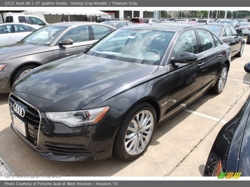 Oolong Gray Metallic / Titanium Gray 2013 Audi A6 2.0T quattro Sedan