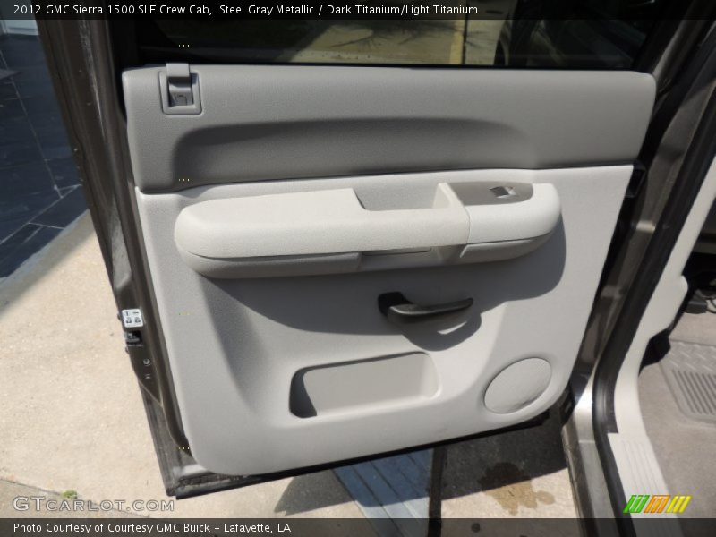 Steel Gray Metallic / Dark Titanium/Light Titanium 2012 GMC Sierra 1500 SLE Crew Cab