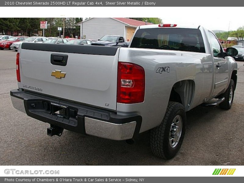 Sheer Silver Metallic / Ebony 2010 Chevrolet Silverado 2500HD LT Regular Cab 4x4