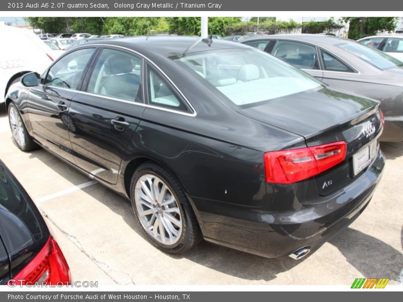 Oolong Gray Metallic / Titanium Gray 2013 Audi A6 2.0T quattro Sedan