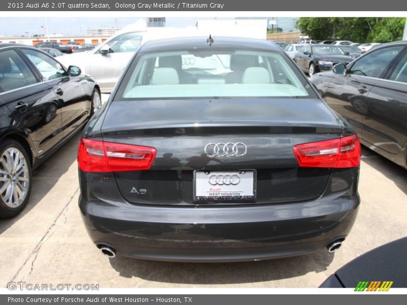 Oolong Gray Metallic / Titanium Gray 2013 Audi A6 2.0T quattro Sedan