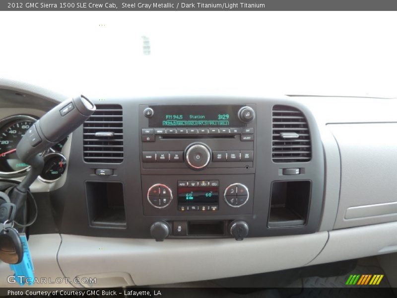 Steel Gray Metallic / Dark Titanium/Light Titanium 2012 GMC Sierra 1500 SLE Crew Cab